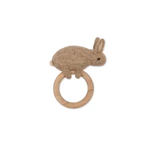 Konges Slojd Activity Knit Ring - Beige - Bunny