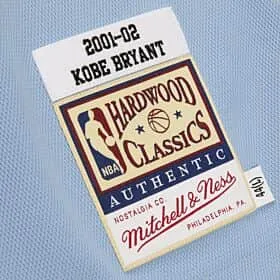 LAKERS NBA AUTHENTIC 2001 KOBE 8 JERSEY