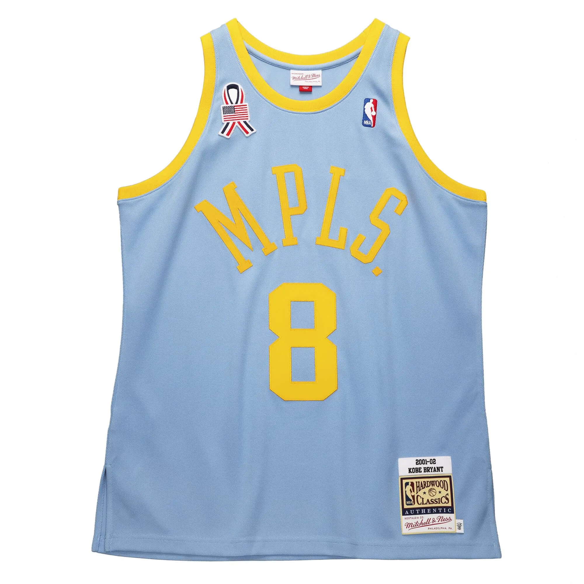 LAKERS NBA AUTHENTIC 2001 KOBE 8 JERSEY