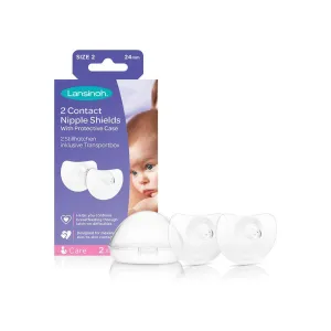 Lansinoh Contact Nipple Shield 24mm 2pk