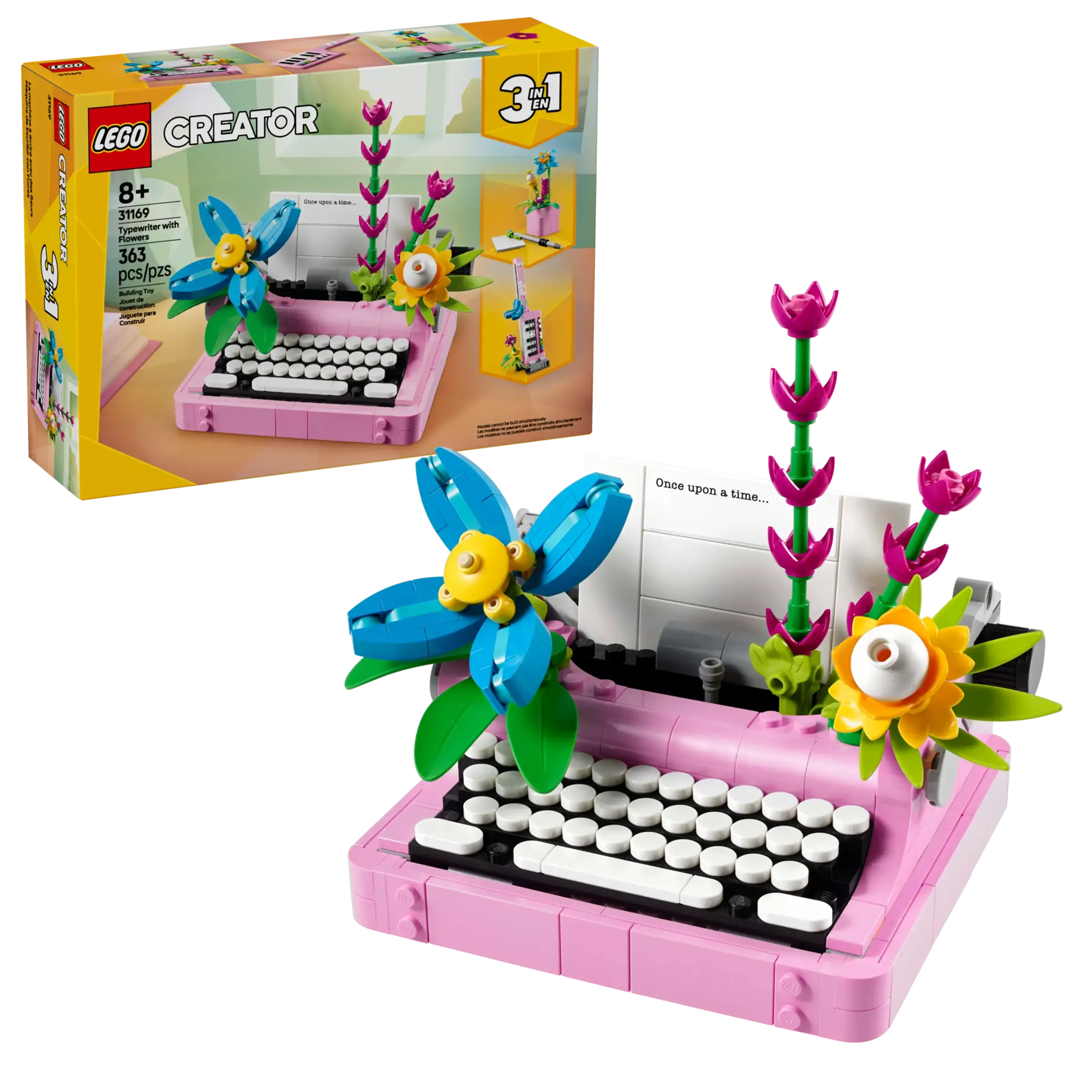 Lego Creator Typewriter with Flowers 31169