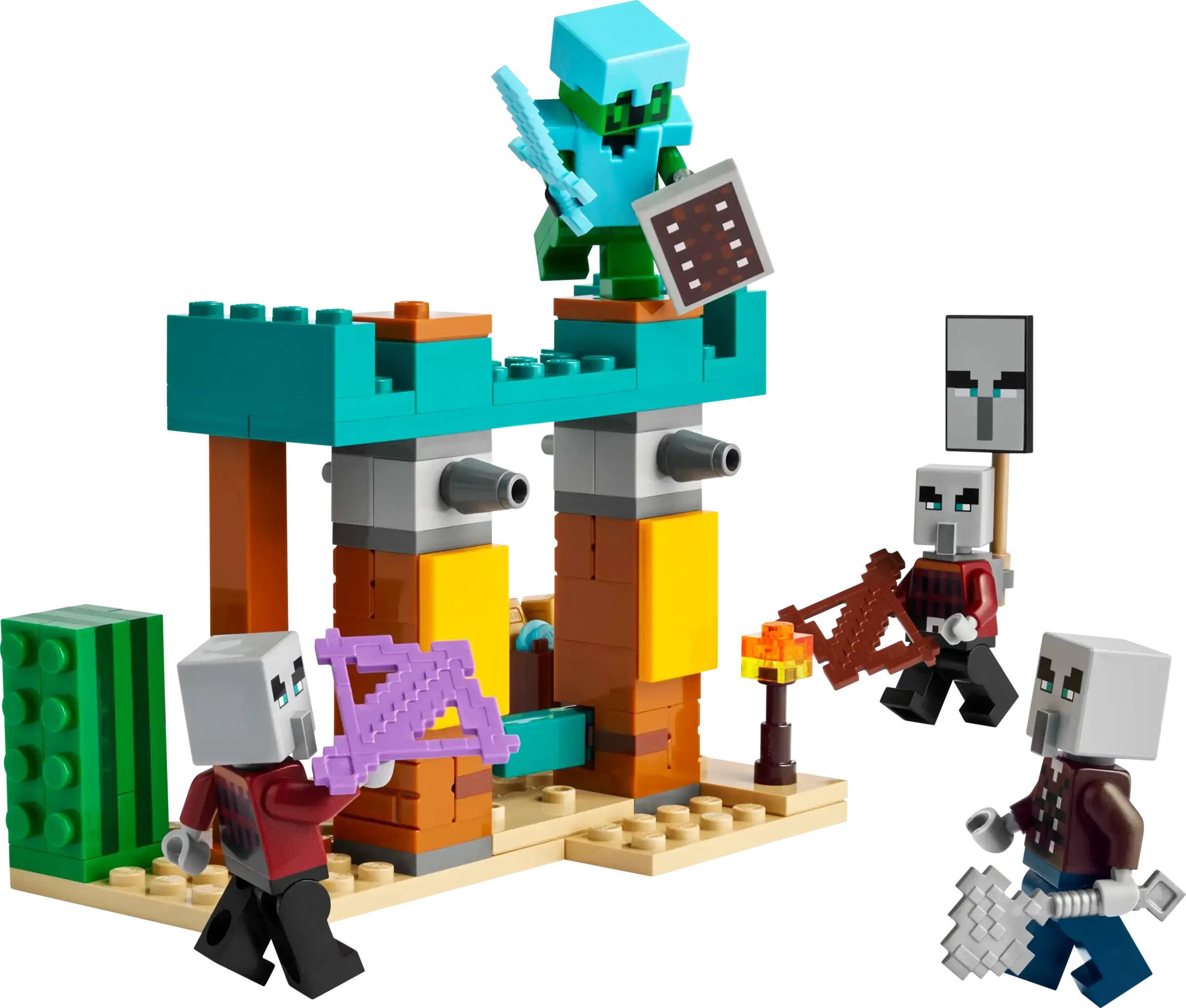 Lego Minecraft The Illager Desert Patrol 21267