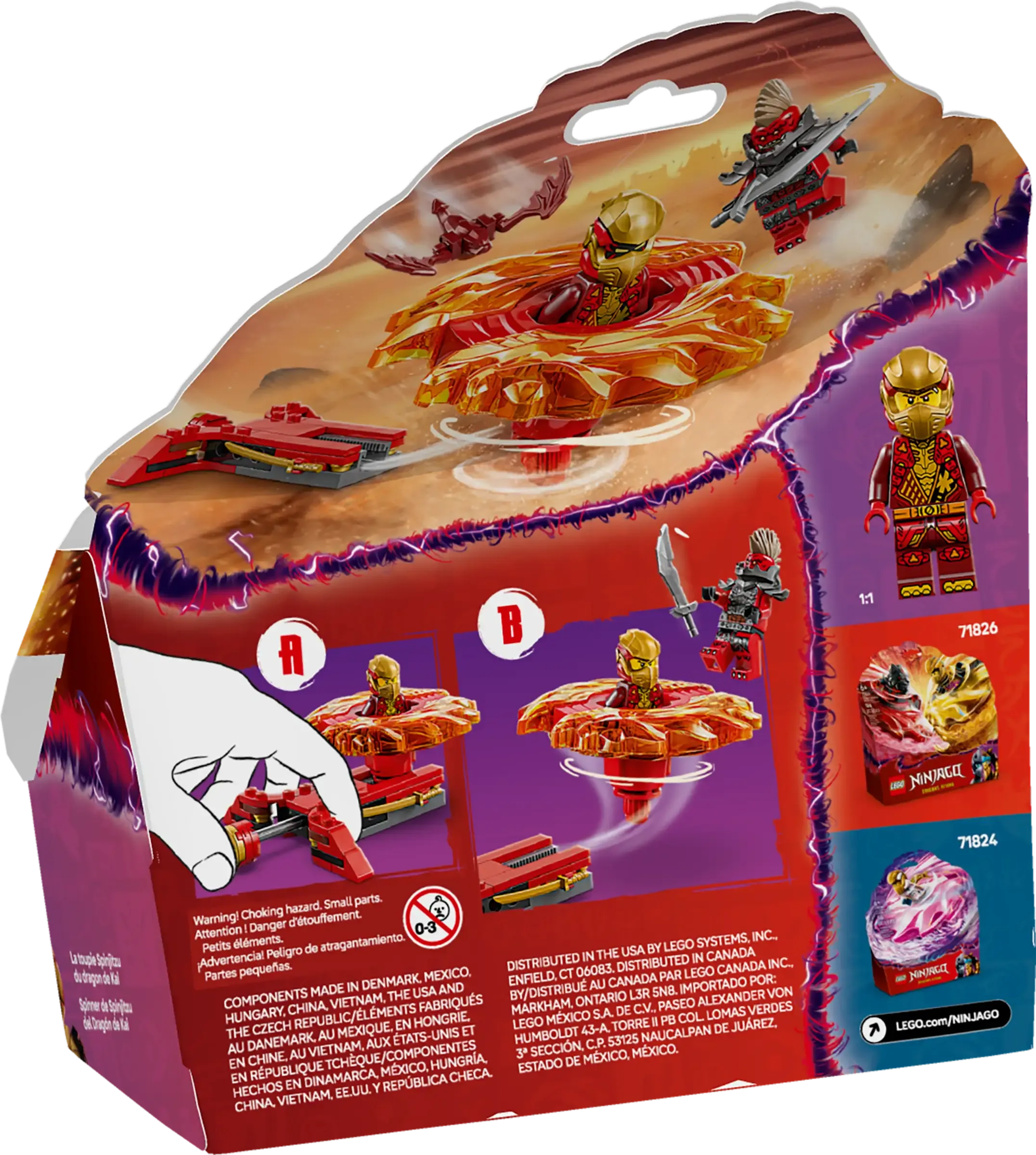 Lego Ninjago Kai's Dragon Spinjitzu Spinner 71823