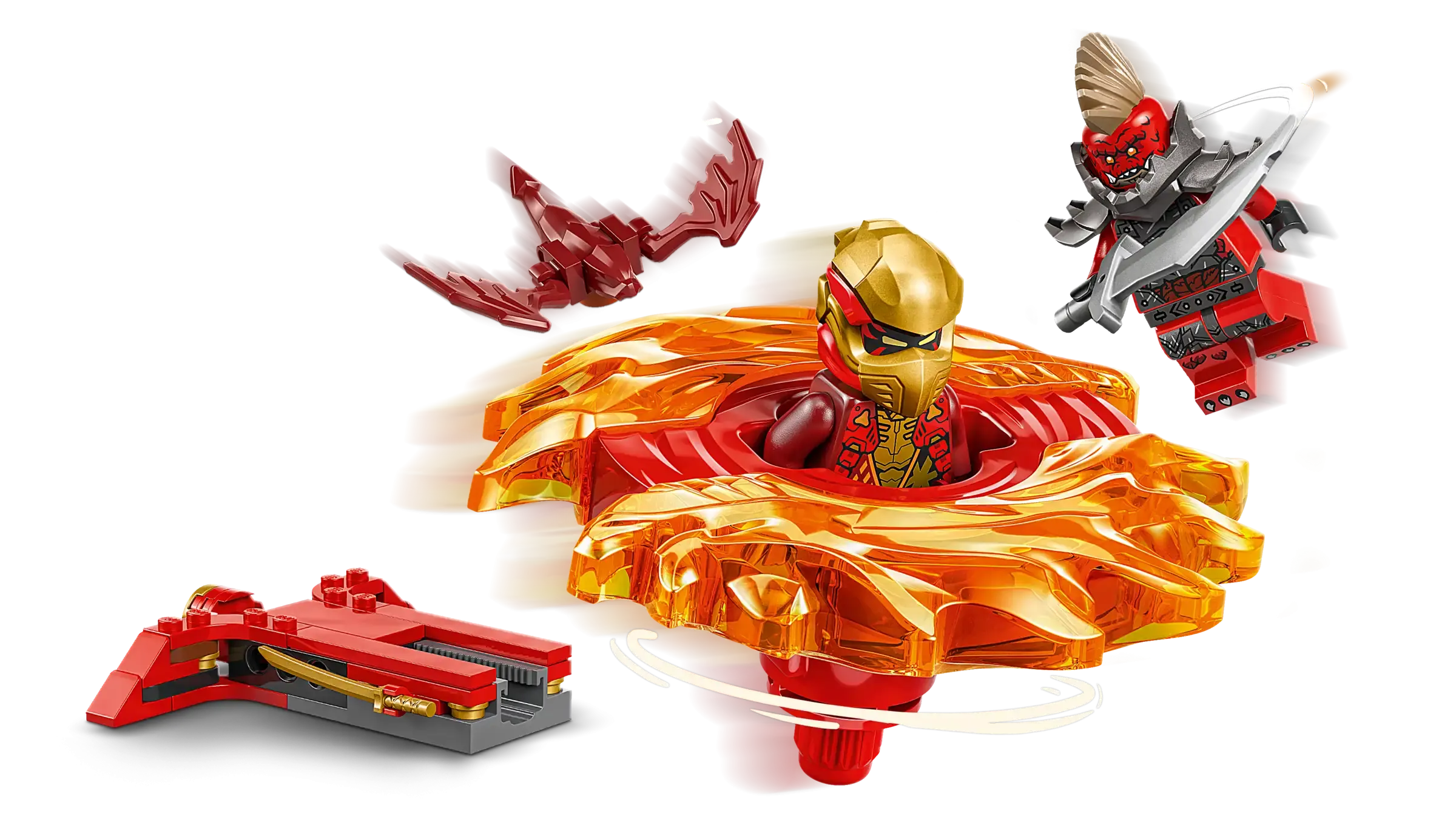Lego Ninjago Kai's Dragon Spinjitzu Spinner 71823