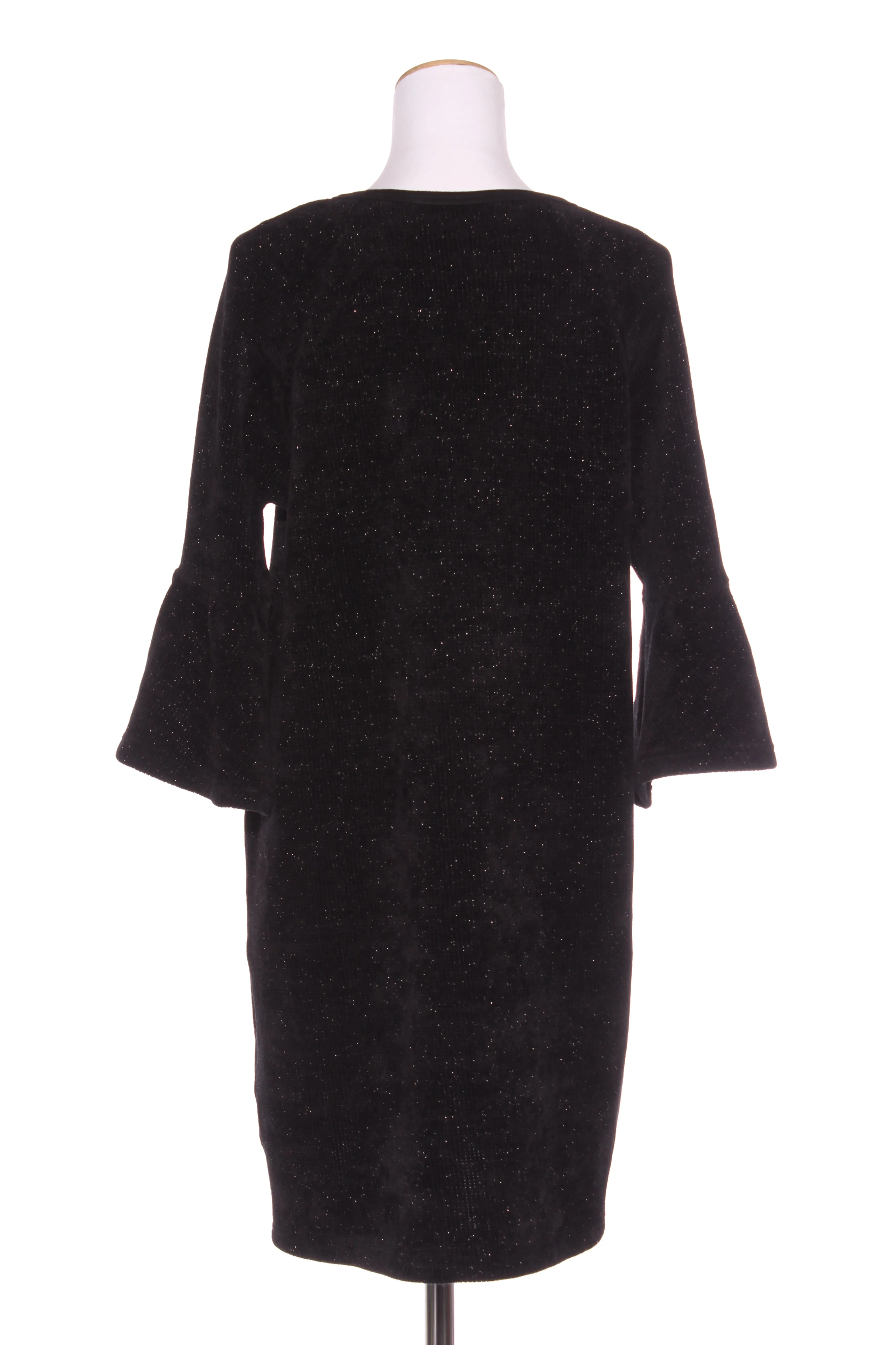 LIBERTINE - Metallic velour flare sleeve dress! 12