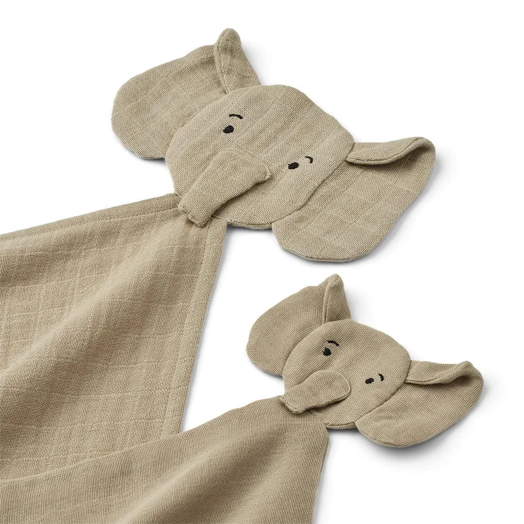 Liewood Alya Elephant Cuddle Cloth Set - Mist