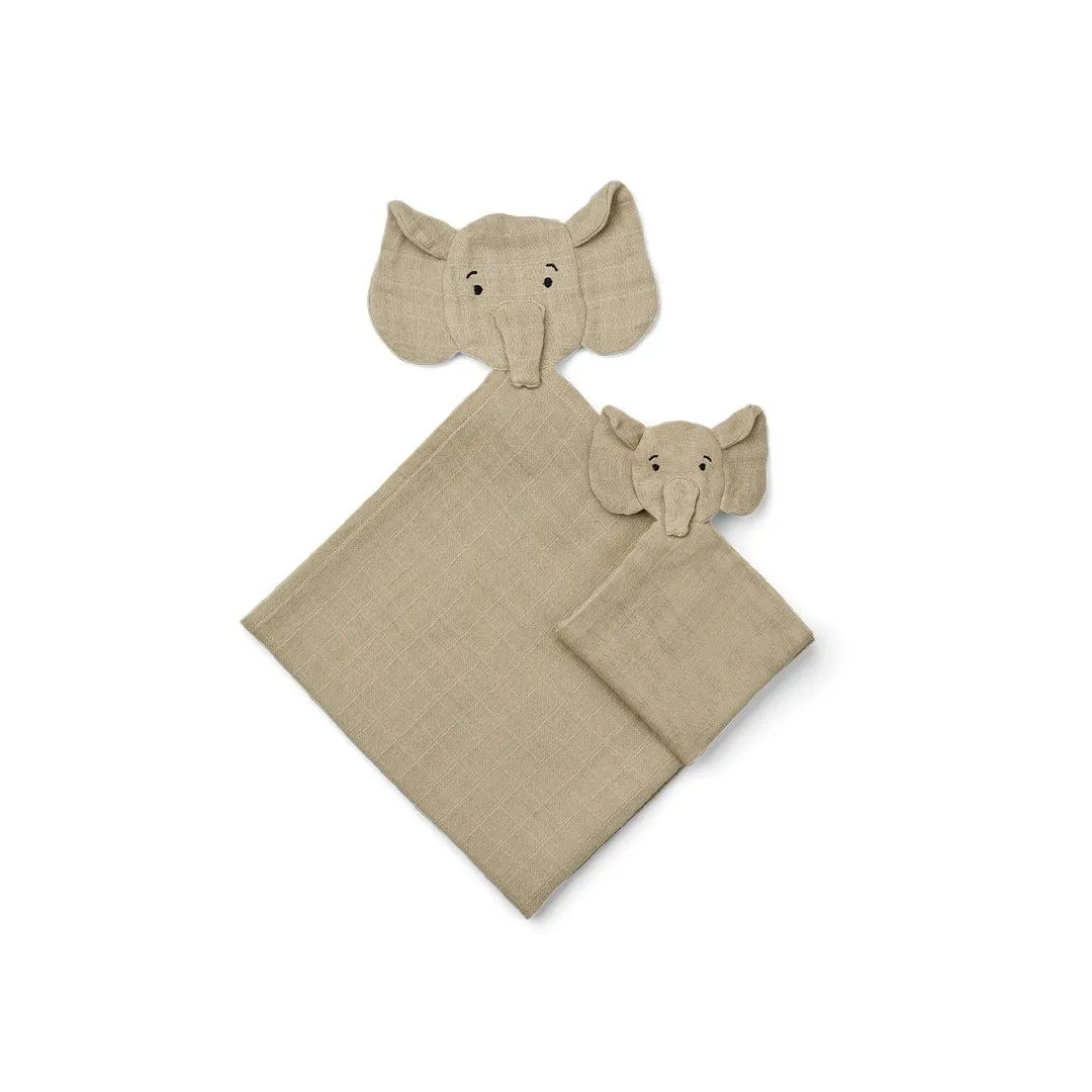 Liewood Alya Elephant Cuddle Cloth Set - Mist