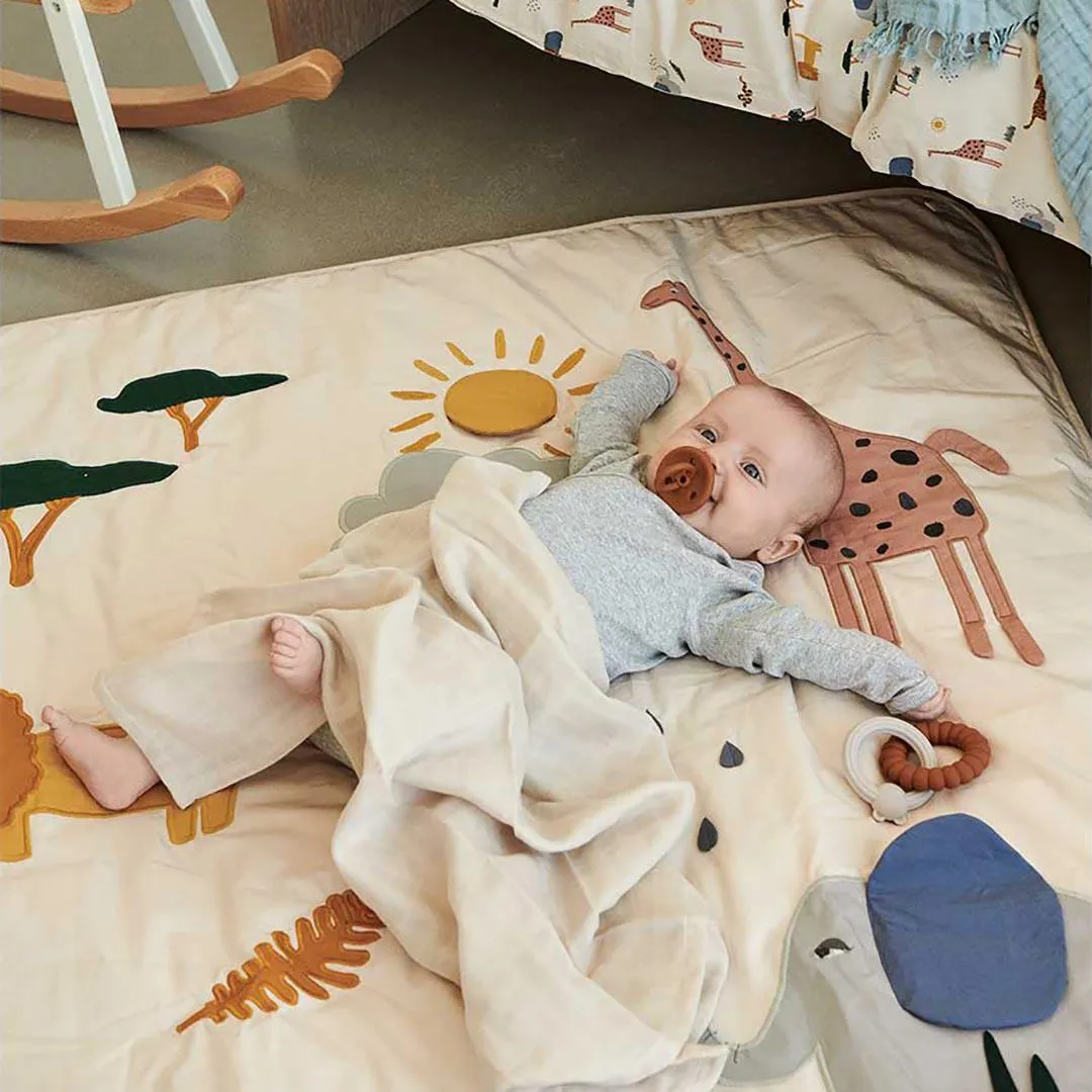 Liewood Glenn Activity Blanket - Safari - Sandy Mix