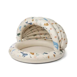 Liewood Hadleia Printed Canopy Pool  - Sea Creature / Sandy