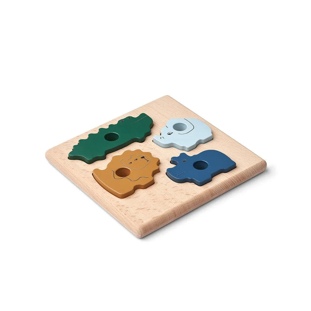 Liewood Suki Puzzle - Garden Green Multi Mix