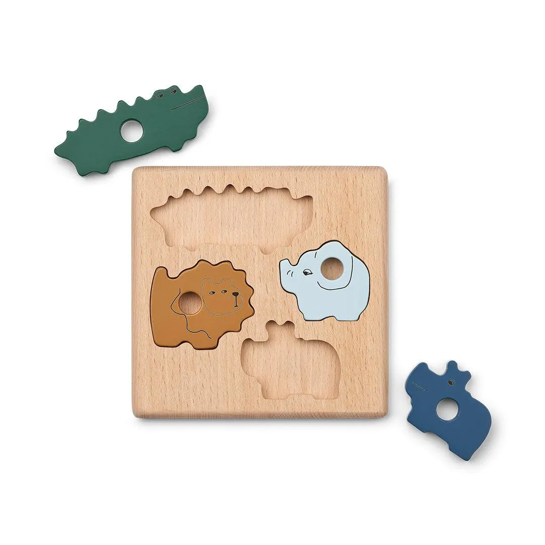 Liewood Suki Puzzle - Garden Green Multi Mix