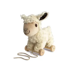 Little Bird Told Me Lambert Sheep Pull Along Toy - White