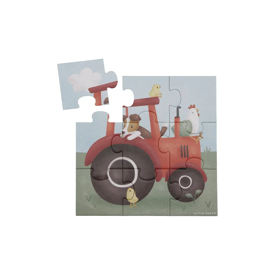 Little Dutch 4-In-1 Puzzles - Little Farm