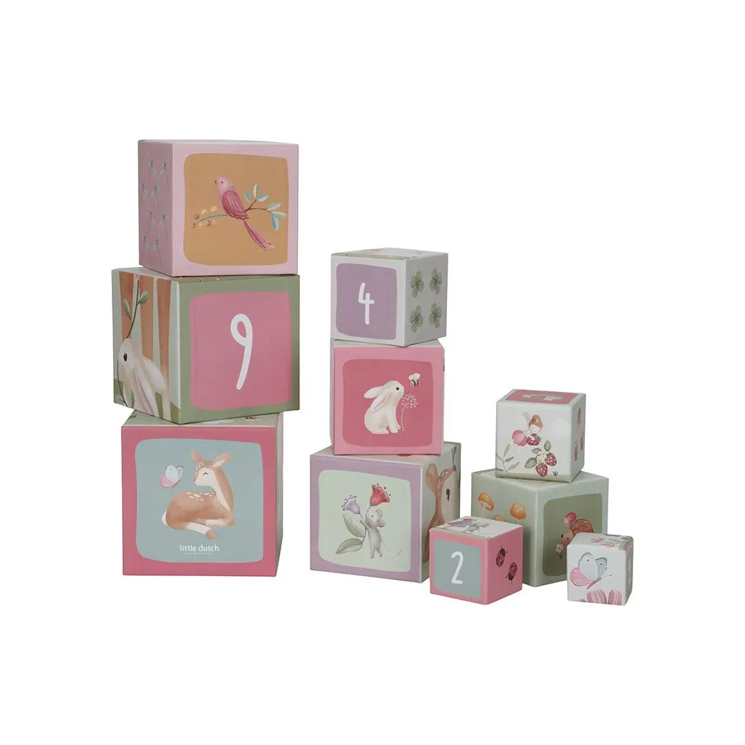 Little Dutch Cardboard Building Blocks - Fairy Garden