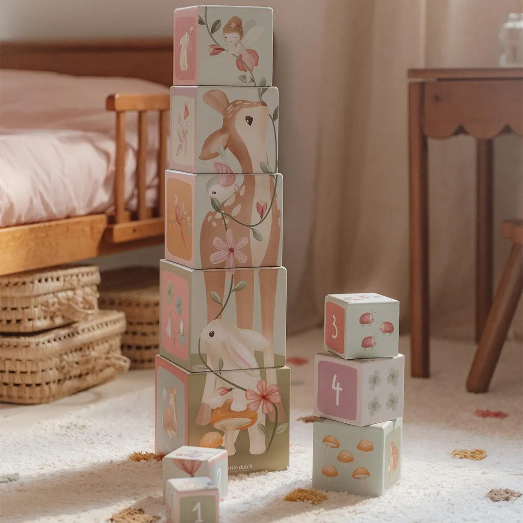 Little Dutch Cardboard Building Blocks - Fairy Garden