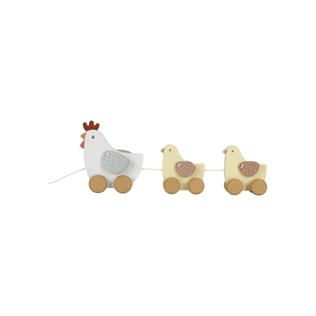Little Dutch Pull Along Chickens - Little Farm