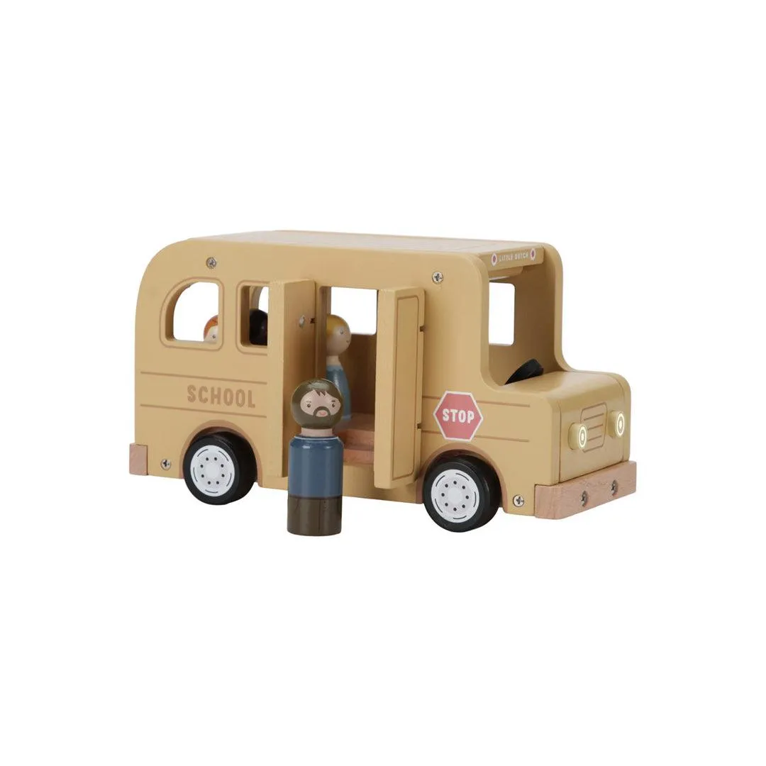 Little Dutch School Bus With Figures