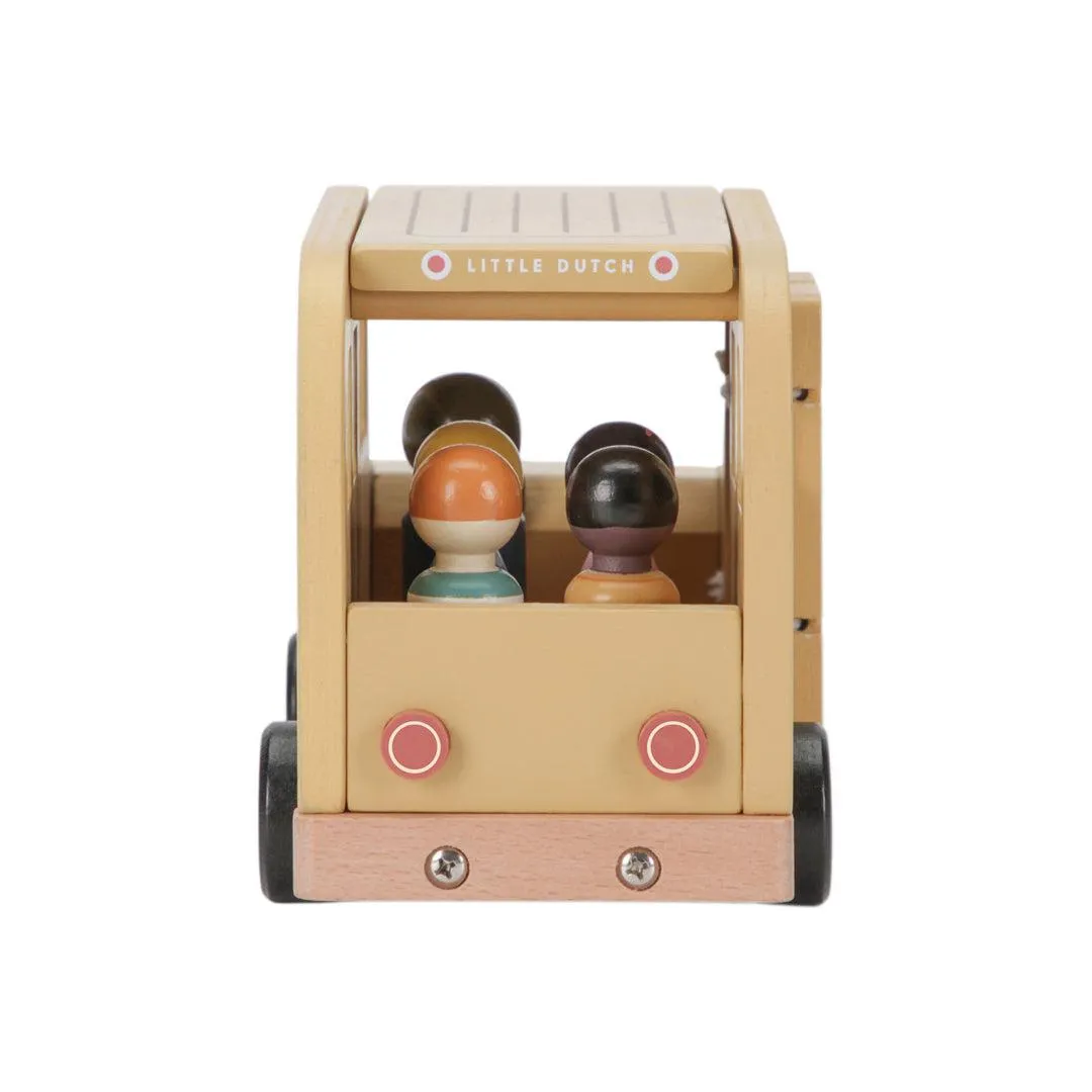 Little Dutch School Bus With Figures