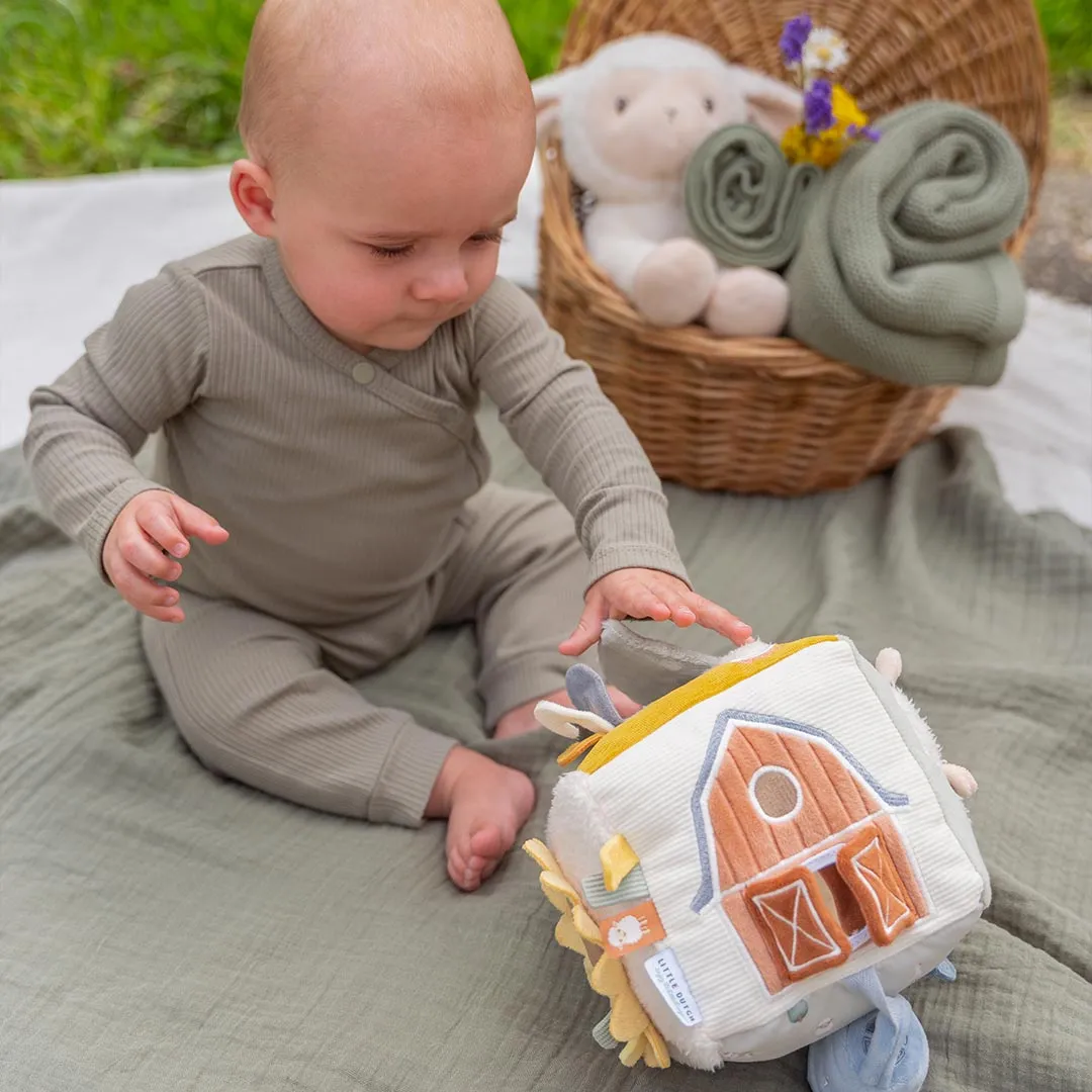 Little Dutch Soft Activity Cube  - Little Farm