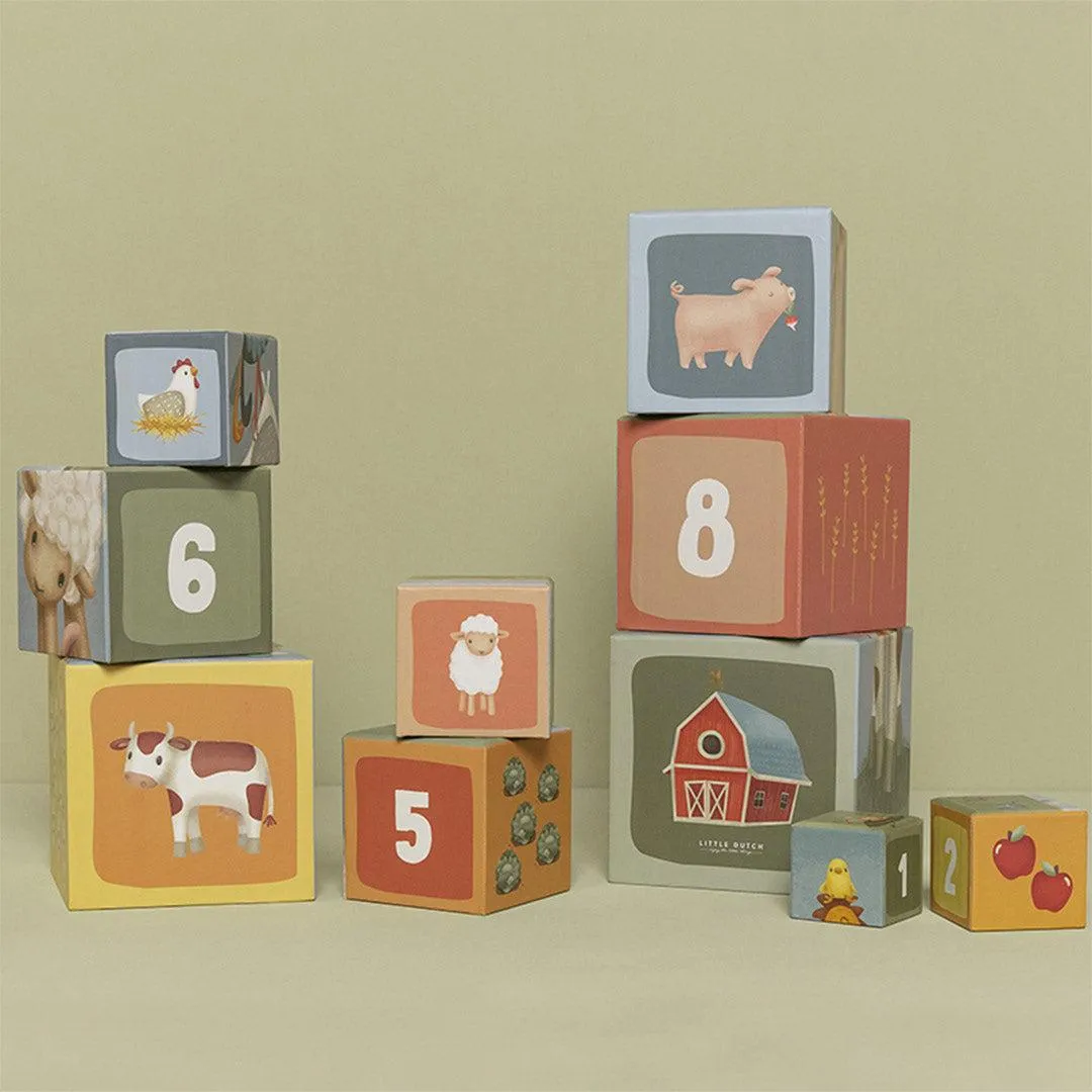 Little Dutch Stacking Blocks - Little Farm