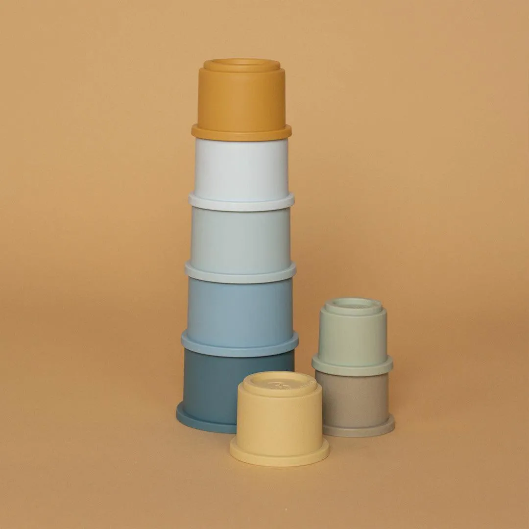 Little Dutch Stacking Cups - Blue