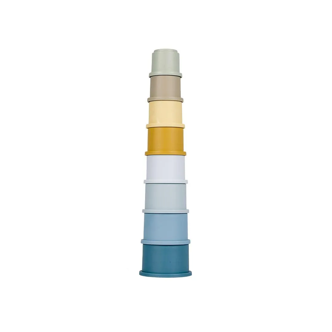 Little Dutch Stacking Cups - Blue