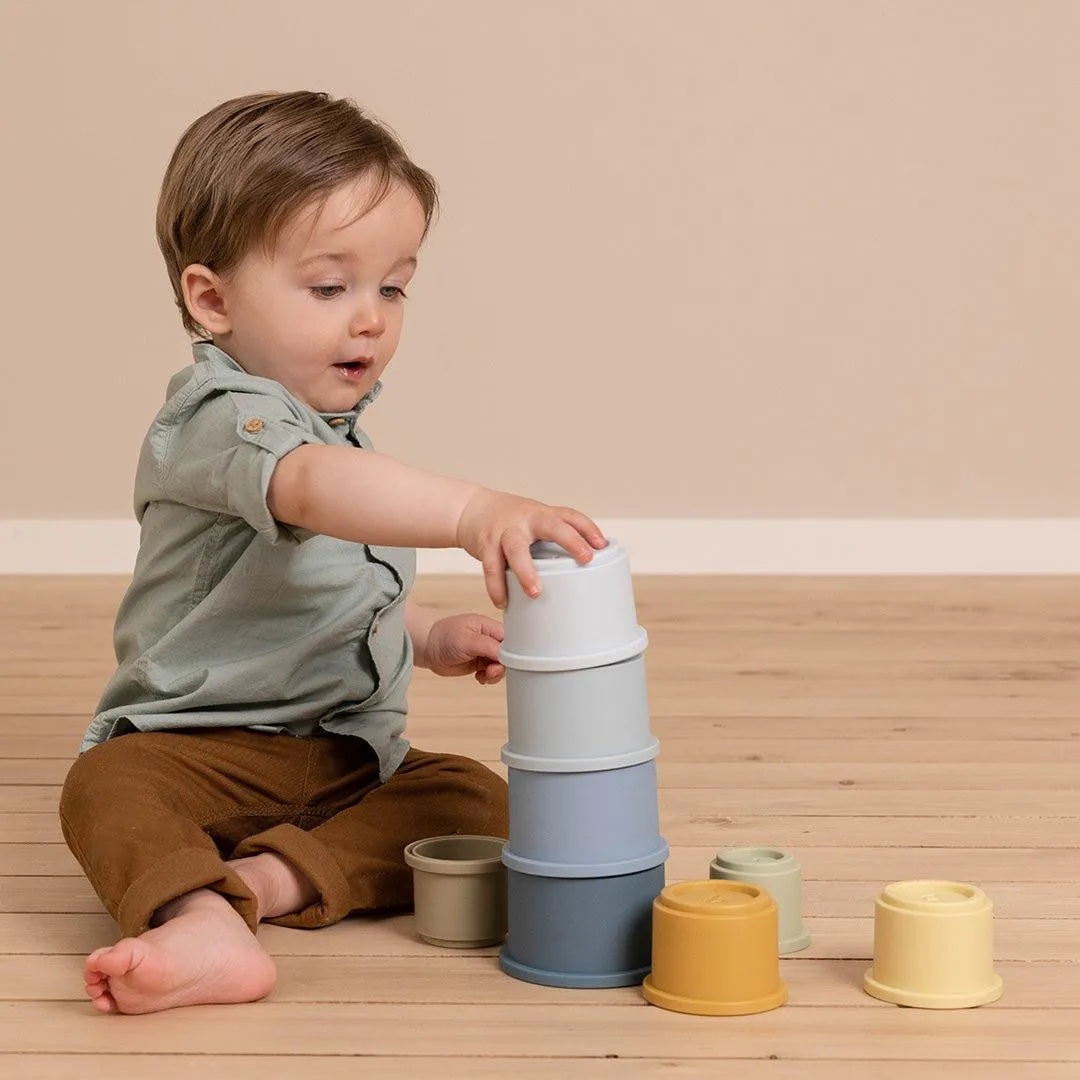 Little Dutch Stacking Cups - Blue