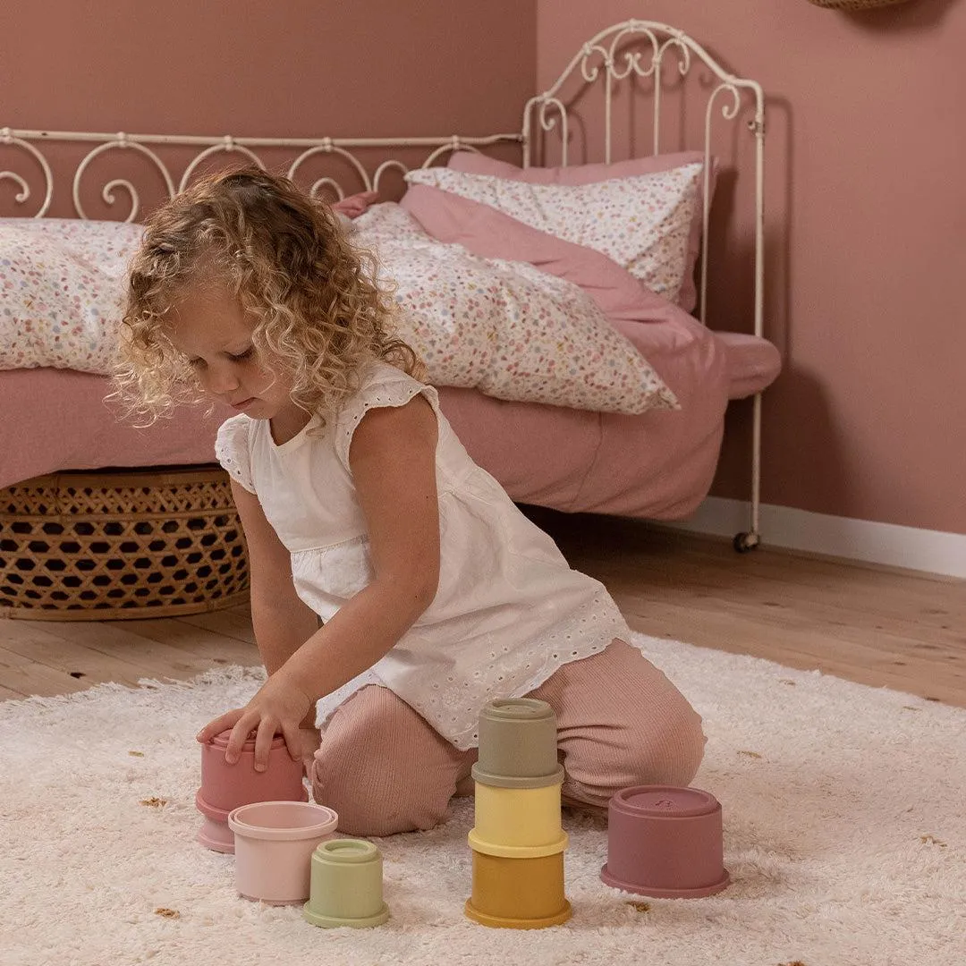 Little Dutch Stacking Cups - Pink