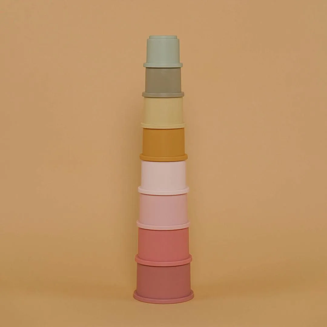 Little Dutch Stacking Cups - Pink