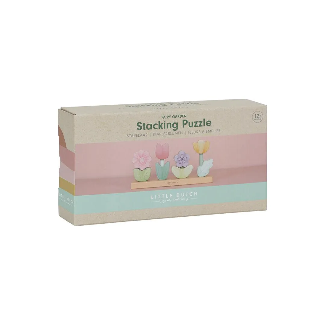 Little Dutch Stacking Puzzle Flowers - Fairy Garden