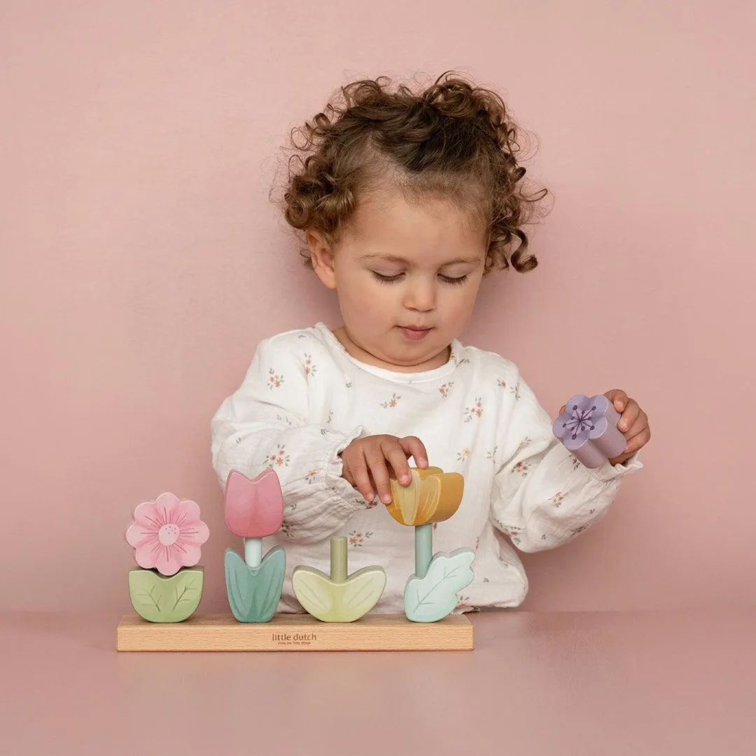Little Dutch Stacking Puzzle Flowers - Fairy Garden