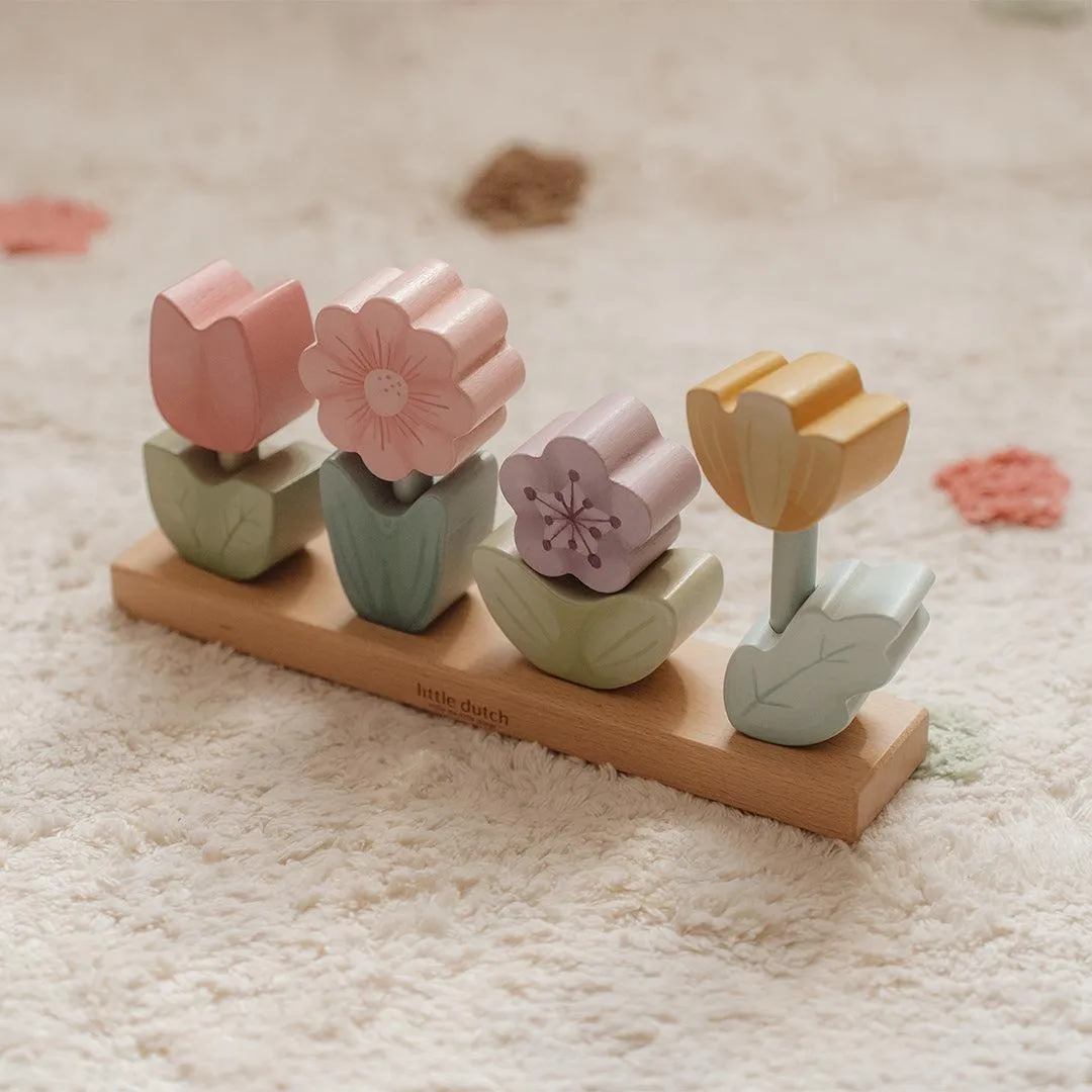 Little Dutch Stacking Puzzle Flowers - Fairy Garden