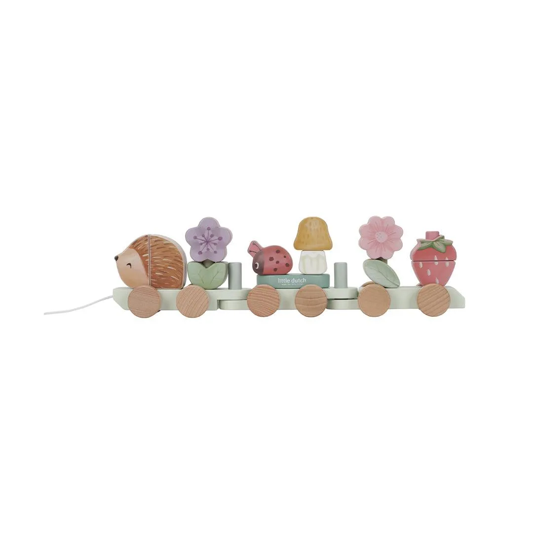 Little Dutch Stacking Train Hedgehog - Fairy Garden