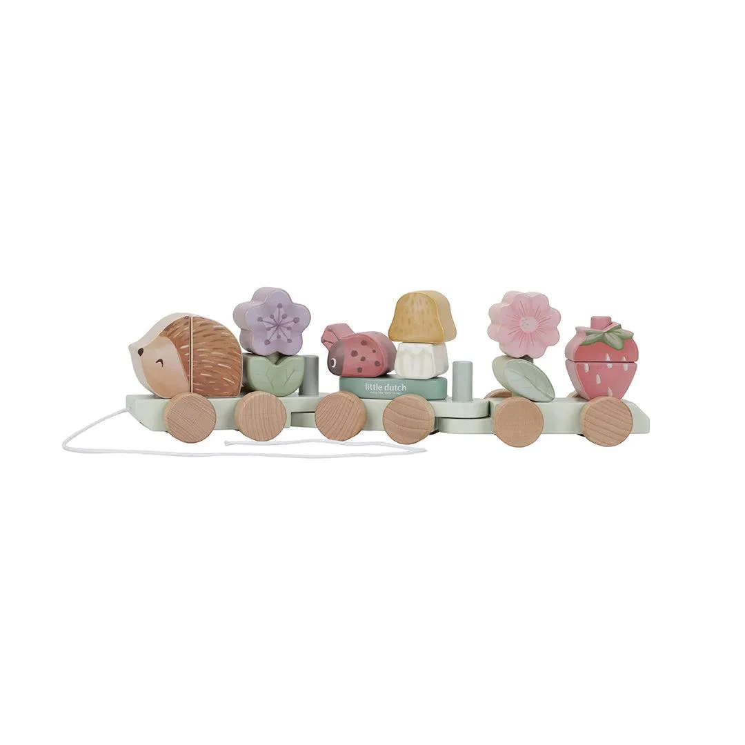 Little Dutch Stacking Train Hedgehog - Fairy Garden