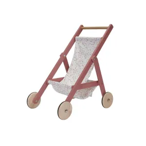 Little Dutch Wooden Doll Stroller - Flowers   Butterflies