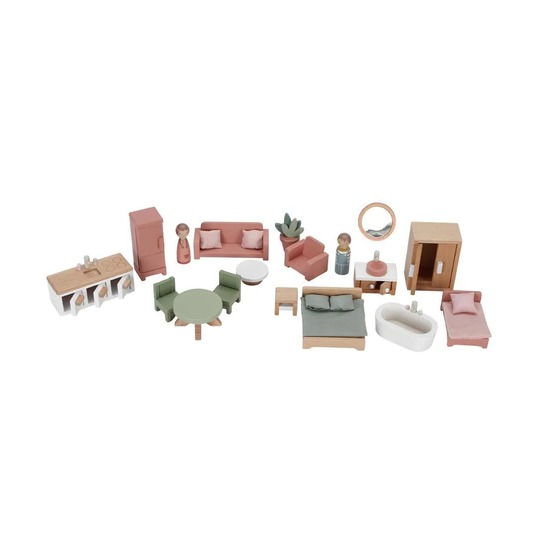 Little Dutch Wooden Dollhouse  - Pink