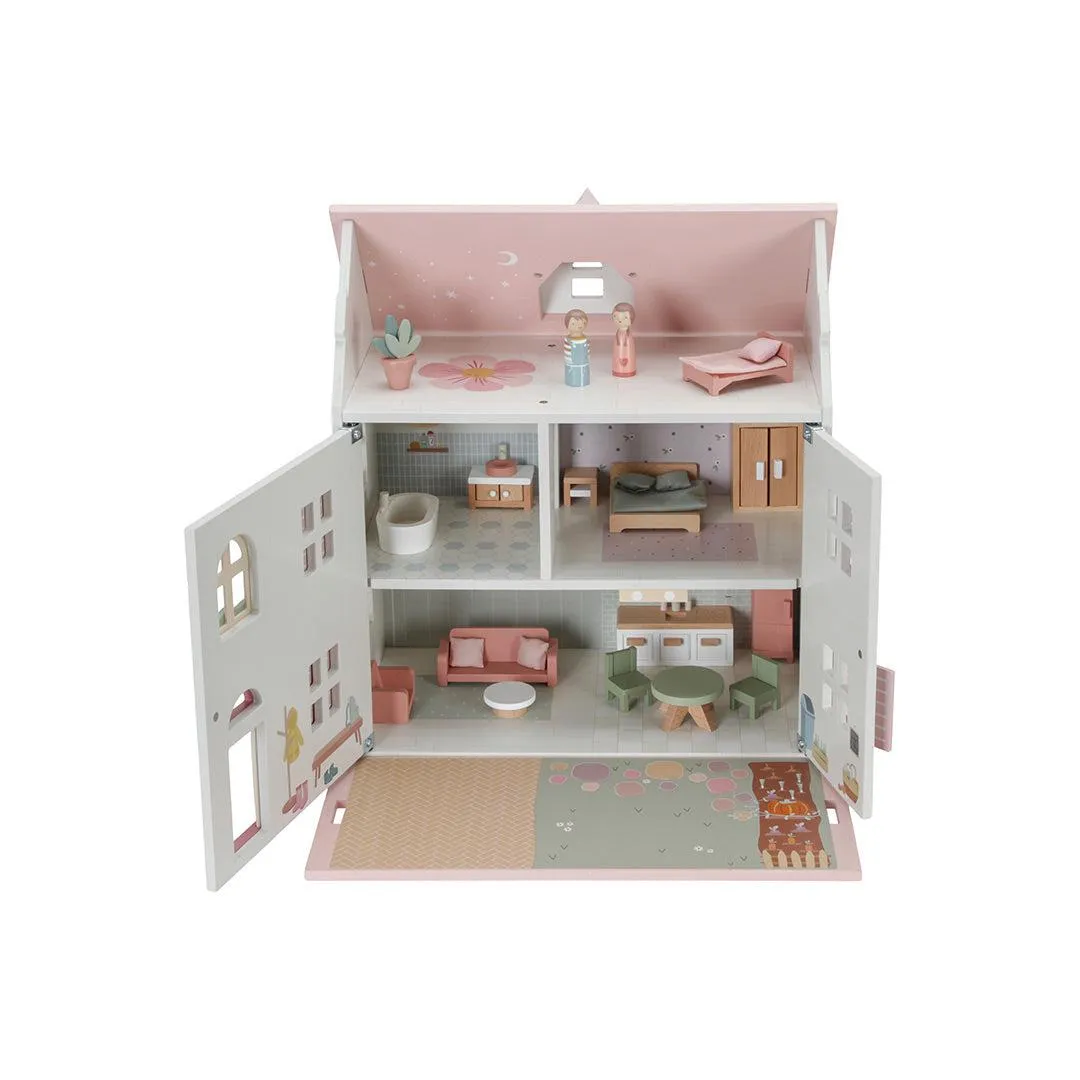 Little Dutch Wooden Dollhouse  - Pink