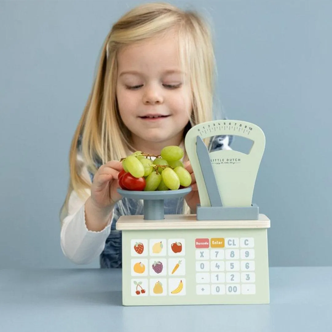 Little Dutch Wooden Kitchen Scales