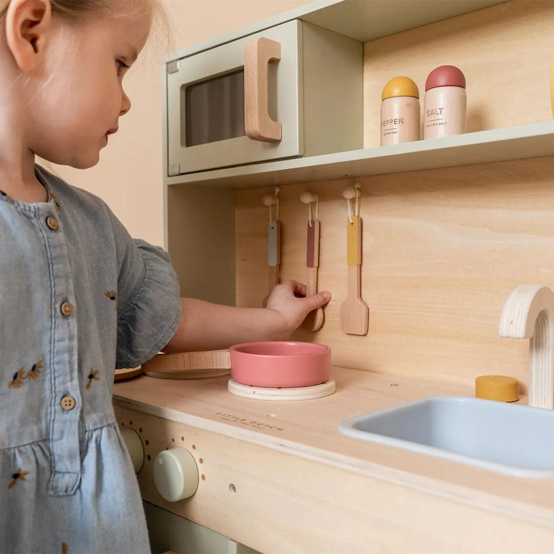 Little Dutch Wooden Play Kitchen - Mint