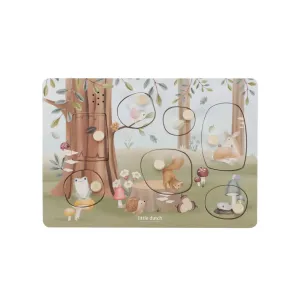 Little Dutch Wooden Sound Puzzle - Forest Friends