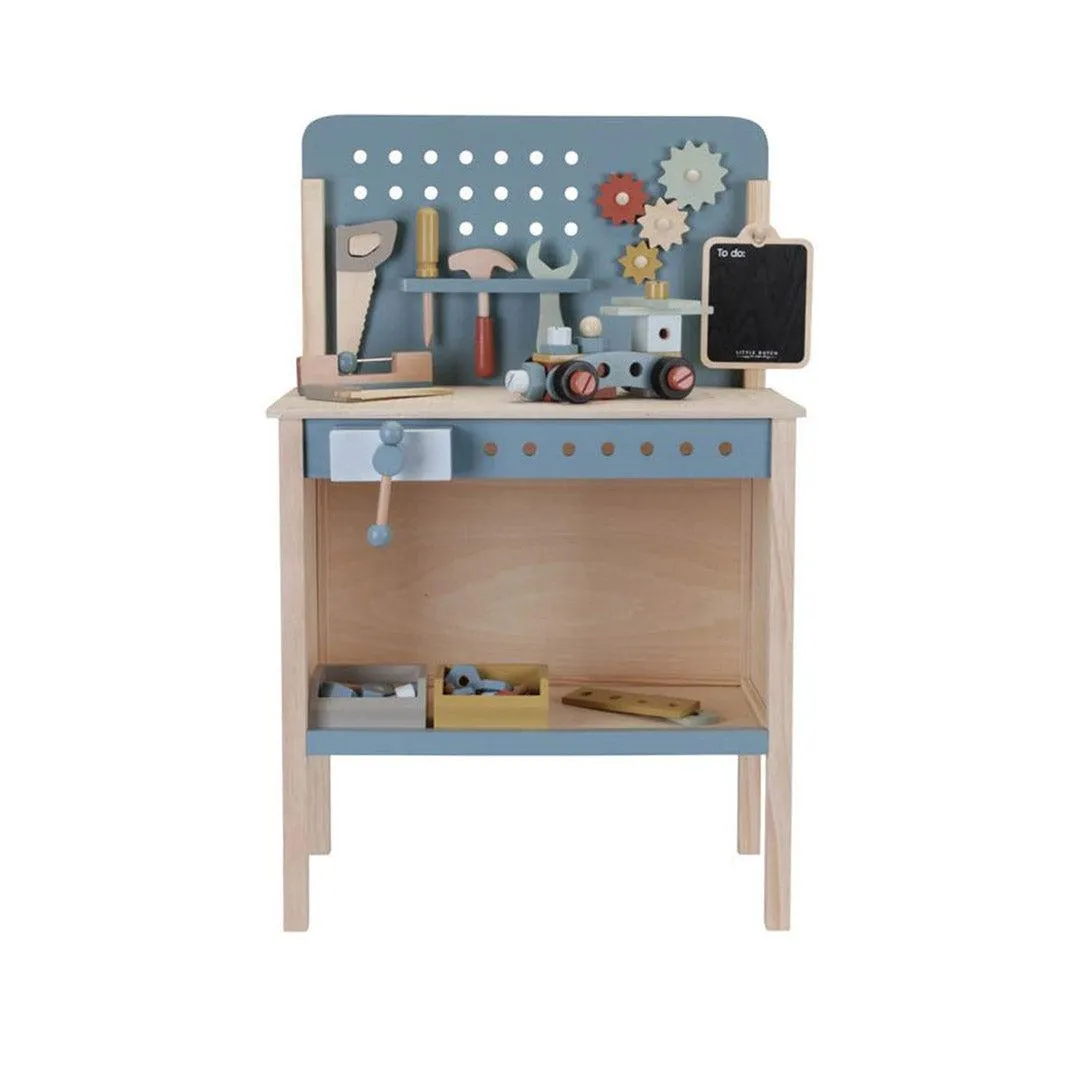 Little Dutch Wooden Workbench - Blue