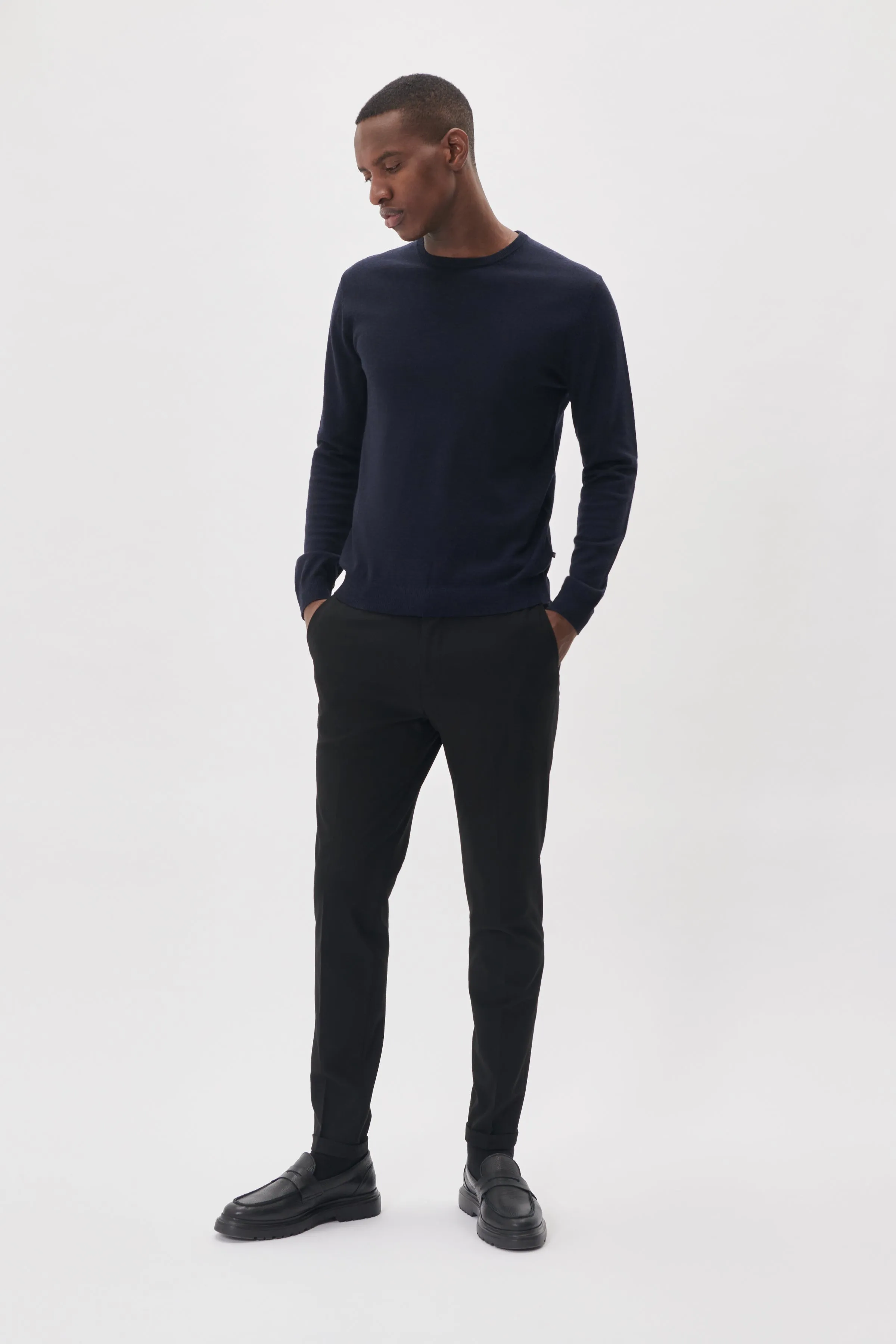 MARGRATE MERINO CREW NECK SWEATER