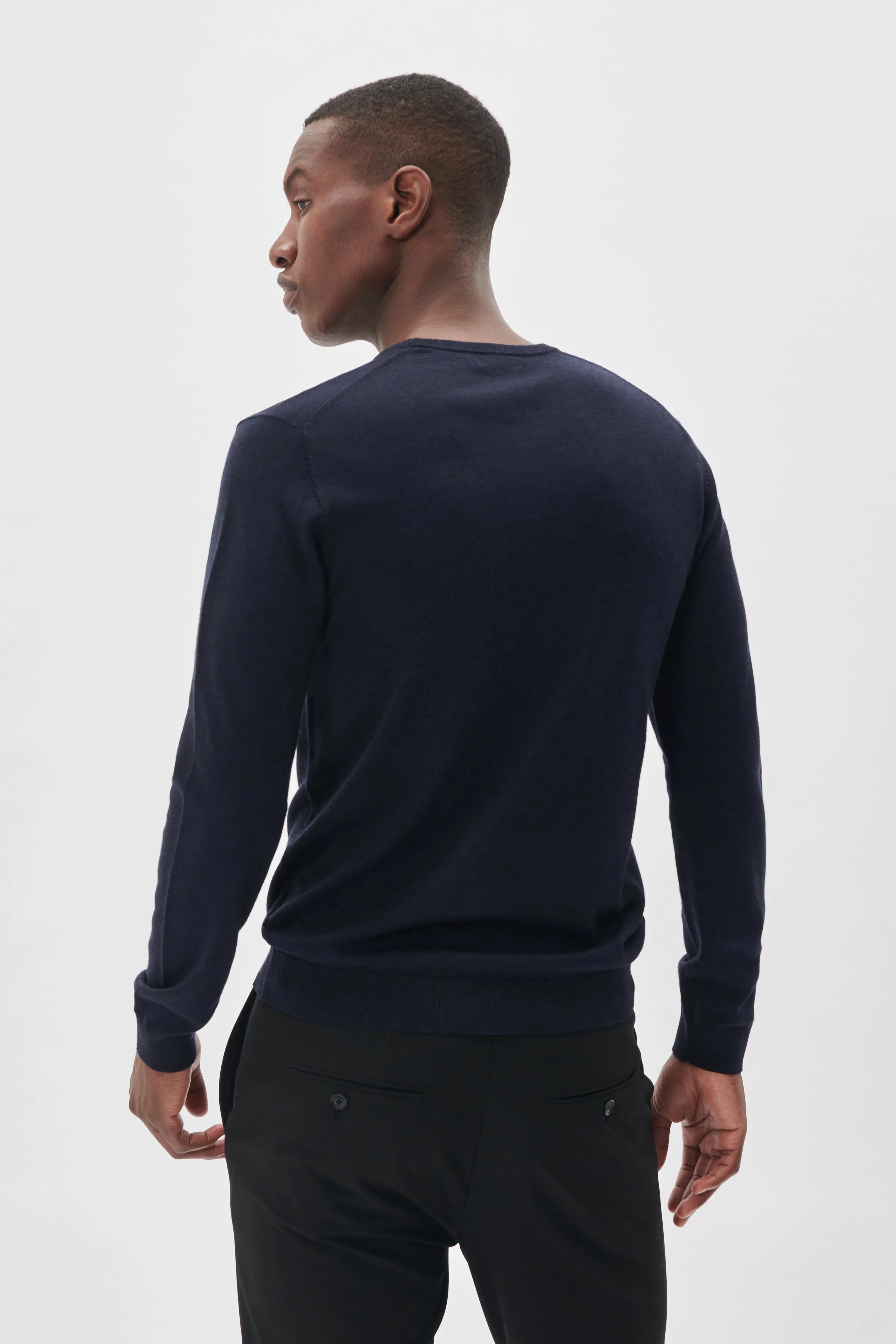 MARGRATE MERINO CREW NECK SWEATER