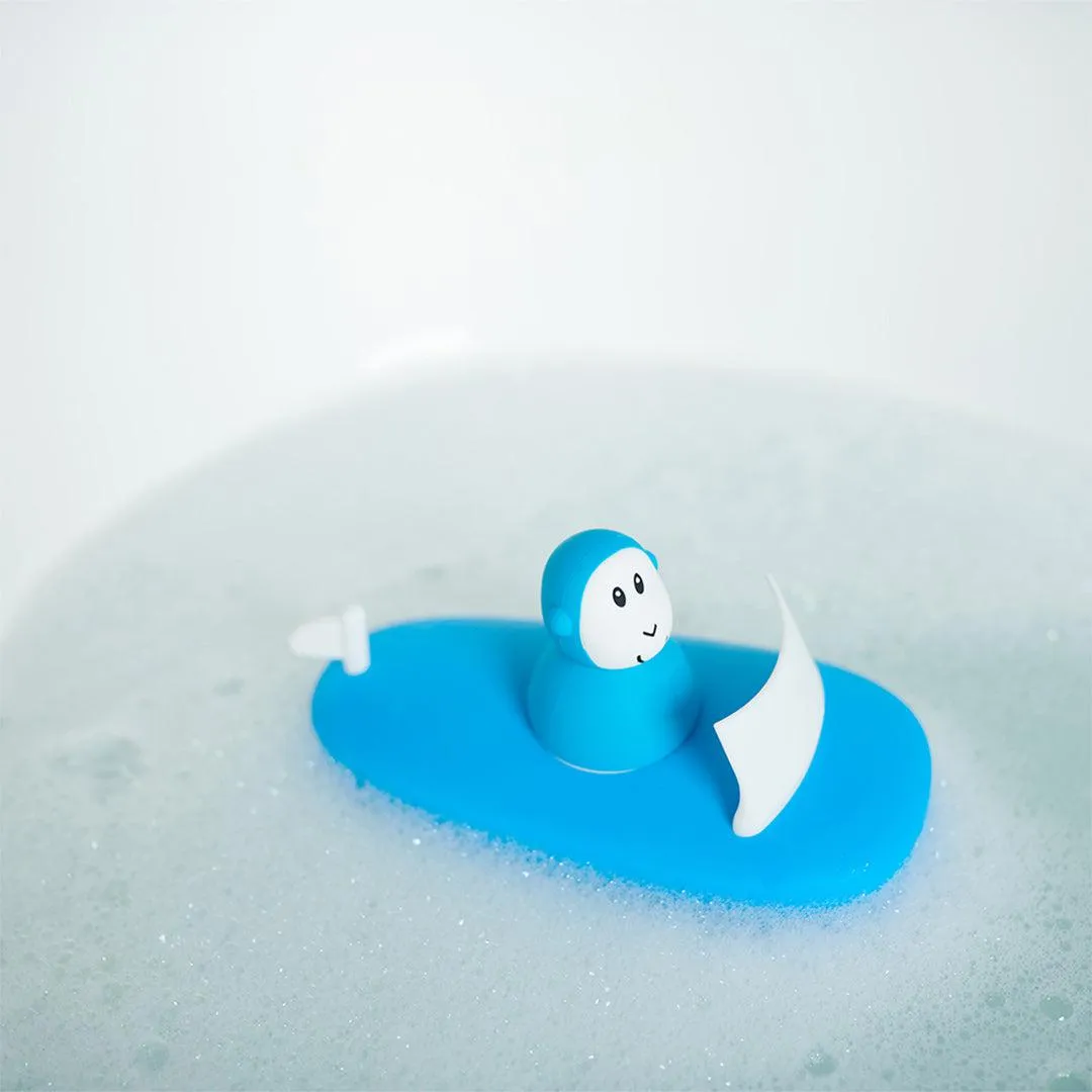 MatchStick Monkey Bathtime Boat Set - Blue