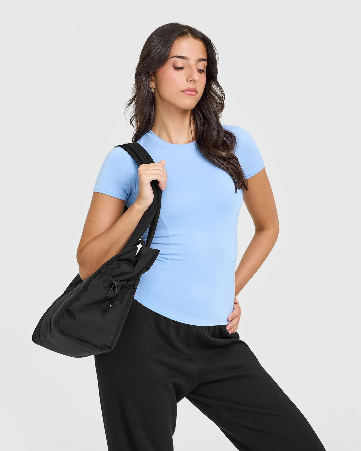 Mellow Soft Short Sleeve T-Shirt | Powdered Blue
