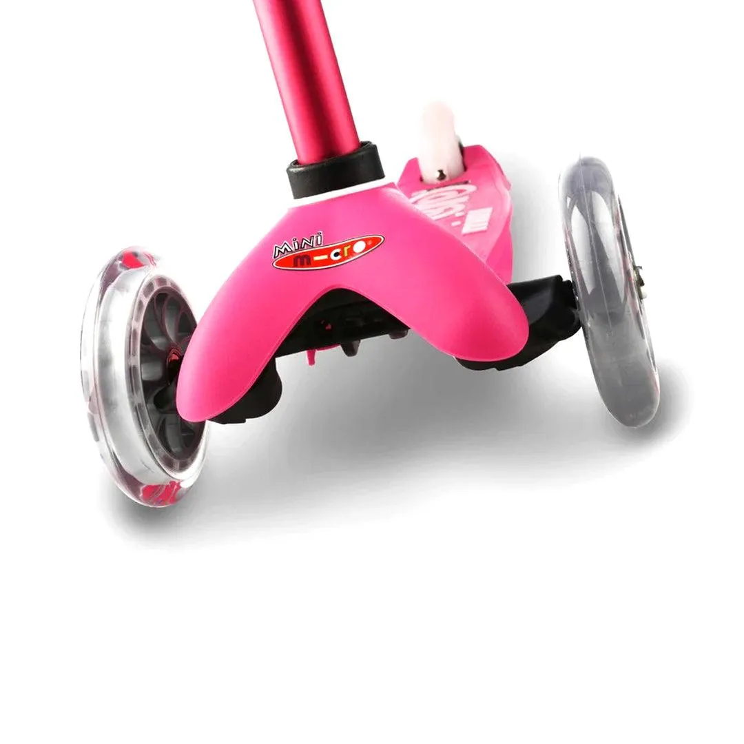 Micro Scooters 3 In 1 Deluxe Plus Scooter   Push Handle - Pink