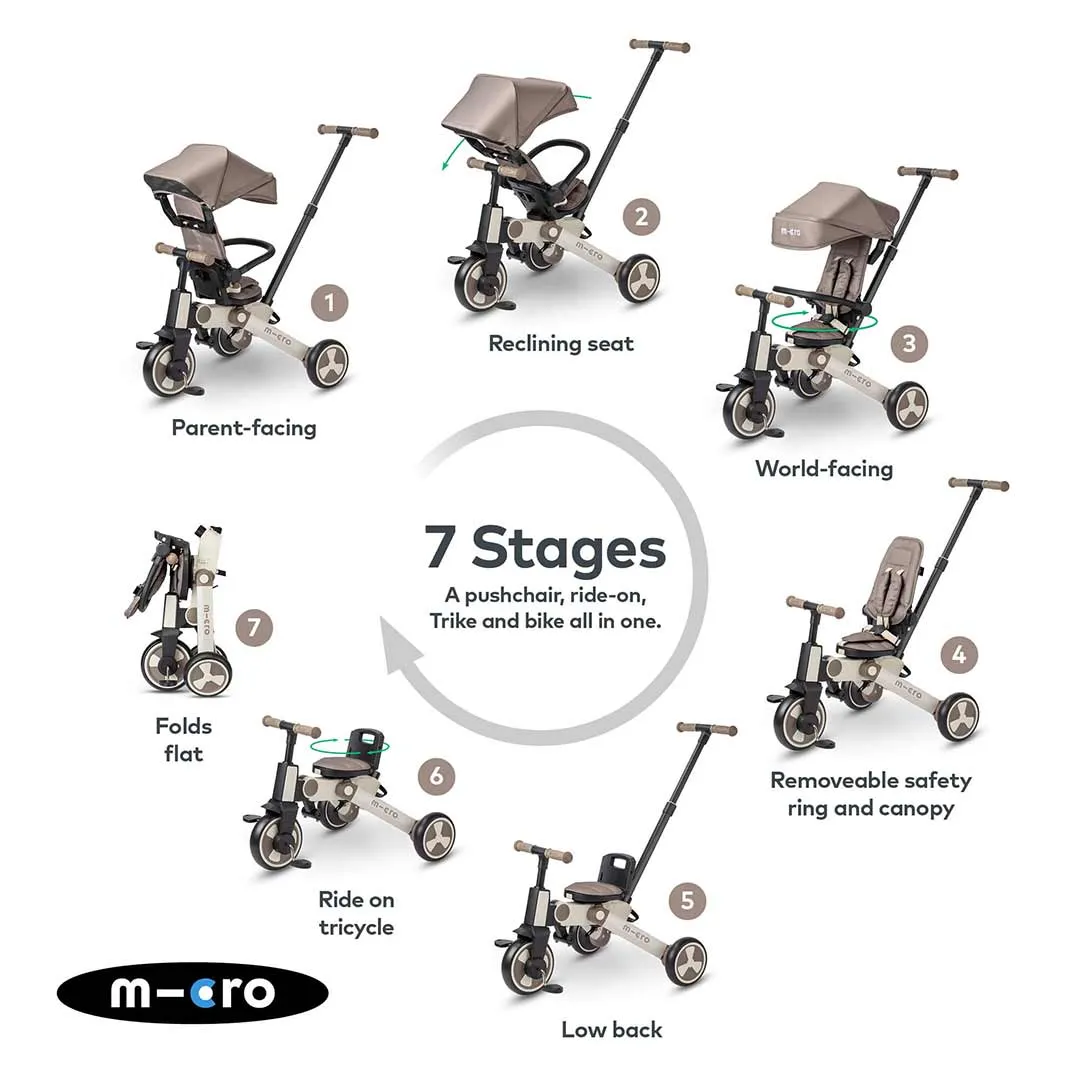 Micro Scooters Trike 7 in 1 - Latte