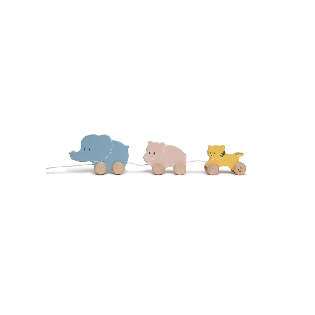 MORI Wooden Pull-Along Toy - Animals