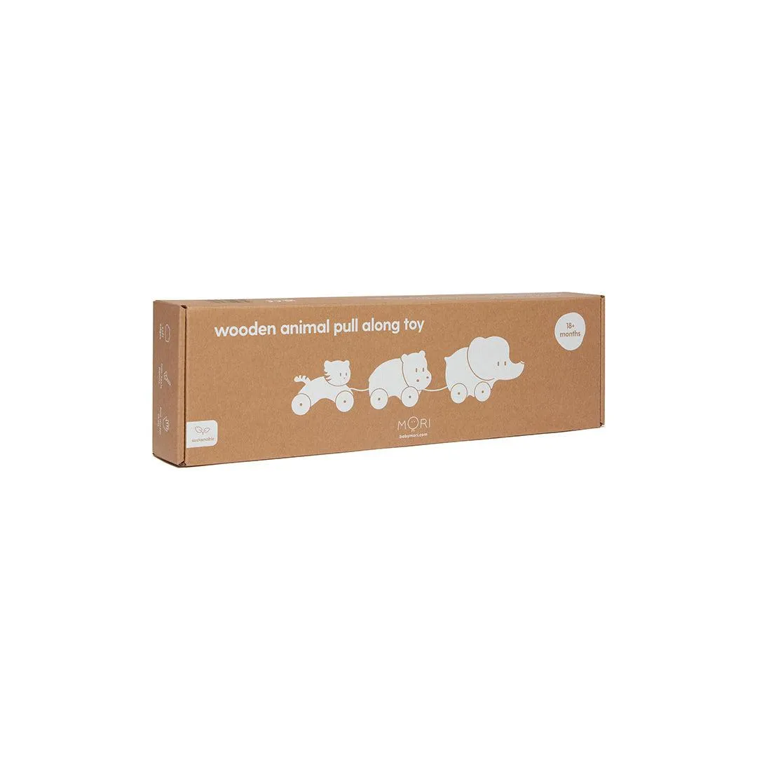 MORI Wooden Pull-Along Toy - Animals