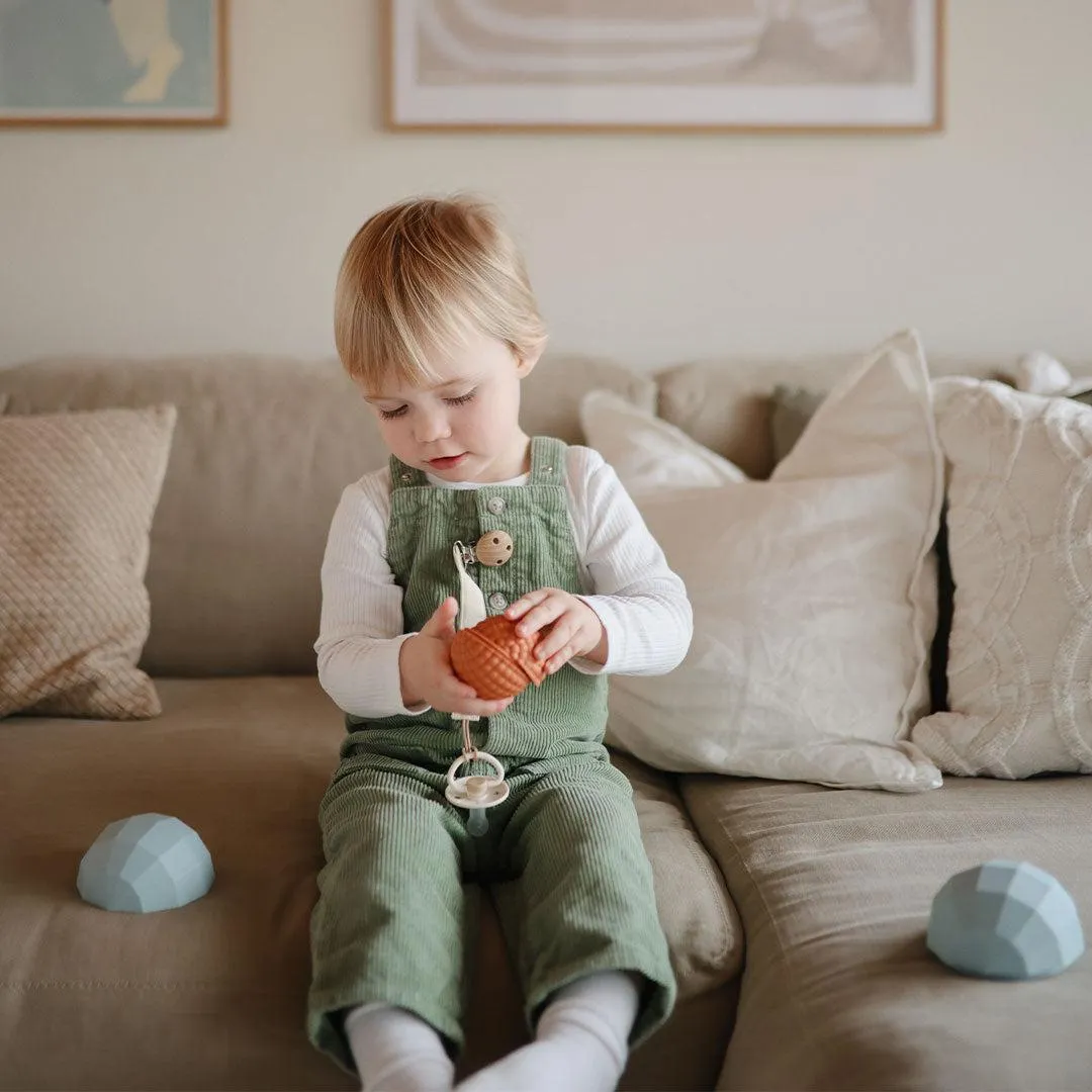 Mushie Nesting Spheres Sensory Toy Blush (Set Of 3) - Blush